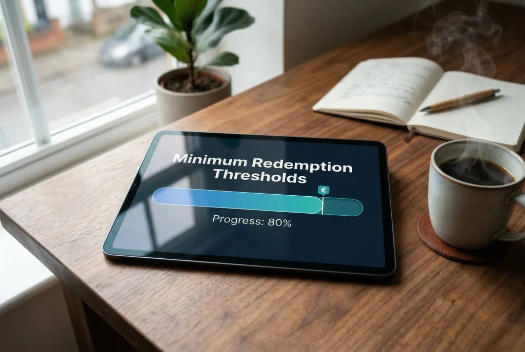 Sweepstakes casino minimum SC redemption thresholds comparison