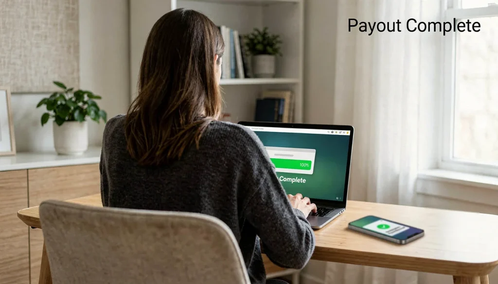 Sweepstakes casino payout comparison showing redemption speeds and withdrawal methods