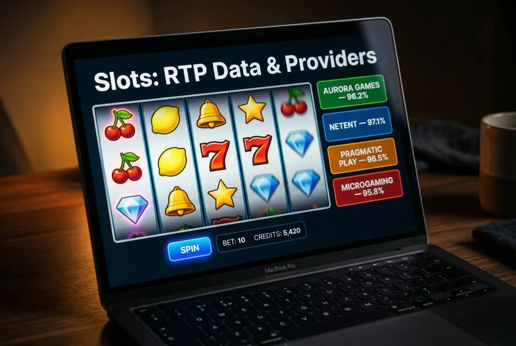 Sweepstakes casino slots RTP data and provider analysis